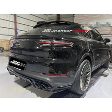 JH GROUP MOTOR Porsche Cayenne 凱燕 T款 碳纖維後下巴 專用碳纖維輪弧, 1個