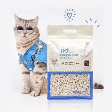 네이처펫 전연령 고양이 아임트릿 동결건조 큐브 사료, 닭, 800g, 1개