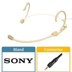 벨렌 BELEN DA3065S 무선마이크 벨트팩송신기용 헤드셋마이크, 소니 SONY 3.5TRS Locking