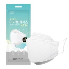흰색 이지브레스 소형 1개입 통기성 KF94마스크, 본상품