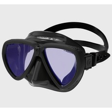 游龍潛水 2025 GULL Mantis UV420 MASK 潛水面鏡 雙面鏡, Rubber Black