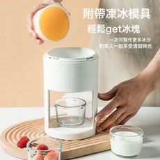 手搖式刨冰機，附冰模，製冰沙機, 冰島白(送製冰碗):1個