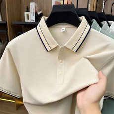 polo衫男短袖上衣涼感衣吸濕排汗衣短版運動上衣休閒大尺碼上衣薄冰絲短袖T恤男生登山透氣速乾衣服夏天寬鬆t恤男裝高爾夫球衫 防皺商務襯衫中年爸爸冰涼POLO衫