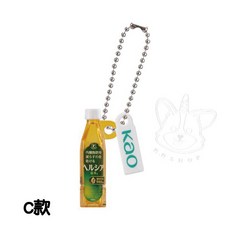 M.M小舖 BANDAI 轉蛋 扭蛋 花王微型吊飾 P2 清潔劑 沐浴乳 模型 吊飾 全6款, 1個, C款/綠茶3C783