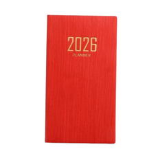 OSTB 프리미엄 A6 데일리 2026 플래너, 레드 레드
