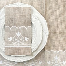 오릴리 디자인 냅킨 레이스 가든, L 40cm 20매입(1팩), 1개, 20개입