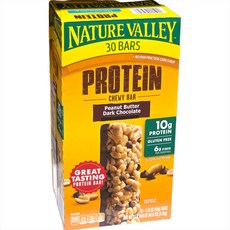 네이쳐밸리 프로틴바 대용량 단백질 간식 에너지바, 30개, 40g
