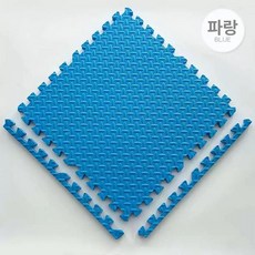 어린이집 층간소음 방지매트 퍼즐매트-하얀색 / 60x60x2.0cm 6장, 1개, 블루