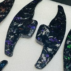 Focus mk4 mk4.5 wagon Kuga 正鍛造撥片 碳纖維 卡夢 鍛造 車撥片 快撥片, 紫箔, 1個