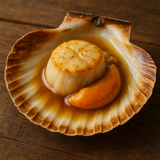 통영 국산 홍가리비 조개 가리비, 1개, 750g(갓 수확 홍가리비대)