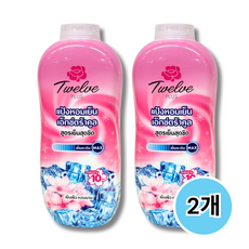 태국 쿨링파우더 12플러스 Twelve Plus Cooling Pink Powder, 2개, 270g