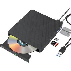 외장 CDDVD 드라이브 USB 3.0 TypeC 라이트스크라이브 DVD 버너 SDTF 인터페이스가 있는 휴대용 CD DVDRW 광학 및 듀얼 포트 Windows XP 7810