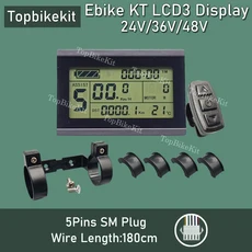 Ebike KT LCD5 디스플레이 V/36V/48V/전기 자전거 LCD LED 전원 컨트롤러 용 Julet 플매트 카펫 매트 러그/KT 부품, [13] LCD3 SM plug