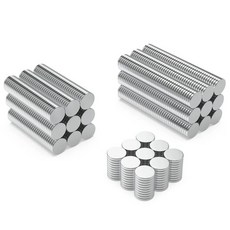 자석 12x2mm 양면 접착식 자석이 있는 초강력 원형 네오디뮴 N35 강력한 영구 냉장고, [02] 12x2mm-50piece