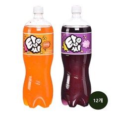 탑씨 1.5L 오렌지6+포도6 총12개, 12개