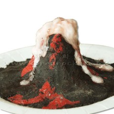 초등 우드클레이 화산폭발 분출 실험 모형만들기 5인용 학교 수업 과학기구 학습활동, 1개