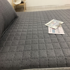 루체트리 요매트 포시즌 디럭스 요매트 +솜포함 매트리스 패드, 스노위 네이비