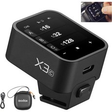 Godox X3N X3 N X3-N TTL 무선 플래시 트리거 니콘 카메라용 터치 스크린 OLED 송신기 TCM 변환 기능 포함 7일 대기 시간 Xpro-NXproII-NX2T, X3-C, 1개