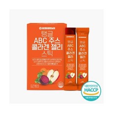 (ABC주스) 탱글 콜라겐 젤리 피부 탄력 + 건강한 간식 15포 선물용 (WFK5P2J), 탱글 ABC 콜라겐젤리 20gx15포, 300g