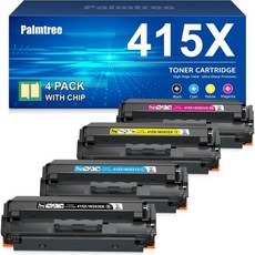 Palmtree TN248XL TN248 호환 브라더 MFC-L3760CDW 토너 MFC-L3740CDW MFC-L3740CDWE DCP-L3560CDW TN 248 DCP-L, Black Cyan Yellow Magenta/415X