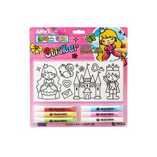 아모스 글라스데코 스티커 - 공주만들기 (Araium)