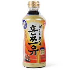 혼쯔유소스(기꼬망 4배농축 500g) 업소용 일본 기꼬만 간장, 500ml, 1