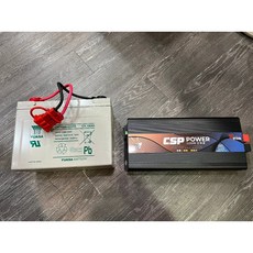 台灣製造 全電行 ES-1200 1200W 純正弦波逆變器 110V充電器 露營 戶外 行動餐車, 1個, ES-1200逆變器