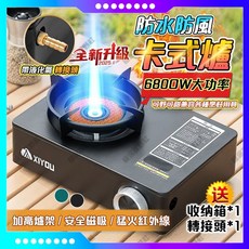 二合一紅外線猛火卡式爐 6800W戶外便攜瓦斯爐 防風磁吸式登山爐, 1個, 轉接頭,雙用款【瓦斯罐+瓦斯桶】單個轉接頭 請勿下錯單哦