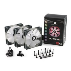 小白的生活工場*Thermalright 利民 TL-RS12 RGB 5V 12cm 三風扇組 高效散熱 ARGB燈效 靜音風扇, 1個