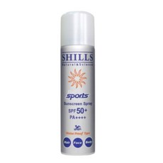 SHILLS 很耐曬超清爽美白防曬冰鎮噴霧SPF50+PA++++(日本銀) 防曬噴霧 抗uv, 90g, 1件
