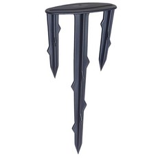 【好宅屋】固定釘50入 專利塑膠釘 雜草抑制蓆 銀黑布固定釘 16/21/21山型/25cm, 黑色, 1個