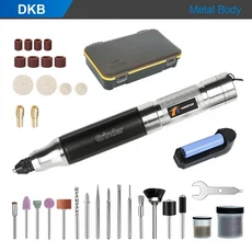무선 로터리 공구 USB 미니 전동 그라인더 펜 휴대용 (각인 연마 드릴링 및 DIY 공예용), 09 As image show