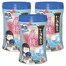 하쿠겐어스 좋은 온천여행 납량 백도 탁한 타입, 500g, 3개