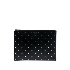 생 로랑 중고 2019 레더 스타 클러치