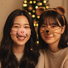 동물 코도리 코덮개 코가리개 노즈워머 쓸데없는 재미있는 선물