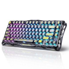 GravaStar Mercury K1 Lite 75% Gaming Keyboard 2.4GHz/BT/Wired Tri-Mode Wireless Keyboard Gasket