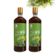 방주명가 울진 금강송 솔잎차 솔잎청 솔잎 효소 발효액, 700ml, 2개