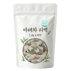 마테차 삼각티백 마태차 식약청 해썹 인정, 1.2g, 1개, 50개입