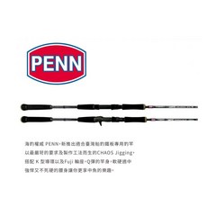 PENN CHAOS 凱斯 鐵板竿 船釣鐵板竿 快鐵竿, PCJC-561MH A250g 槍柄