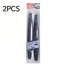 2/4개입 범용 앞뒤 코너 보호대 자동차 충돌 방지 장식 스트립 액세서리 신제품, 03 Black 2pcs