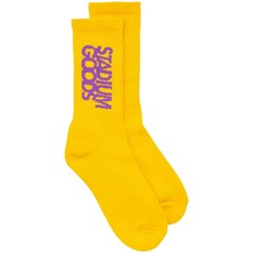 스타디움굿즈 로고 프린트 크루 양말