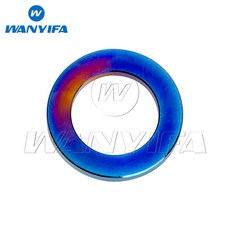 와니파 티타늄 와셔 M3 M6 사이클링 스페이서 자동차 M10 액세서리 자전거 M12 M4 플랫 M8 M7 오토바이 M14 DIN912 가스켓 M5, Burn Blue