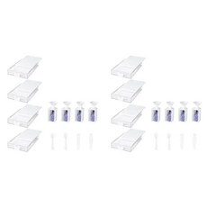 뚜껑이 트라브릭스 스택형 아트 트레이 팩 페인팅 키트 공예용, 1개, 1. White