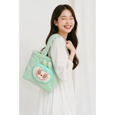 hybe 라부부 토트백 대용량 숄더백