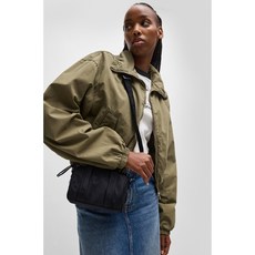 HUGO BOSS Crossbody bag with embroidered logo and branded zip Roselyn Duffle - 50535939 Black