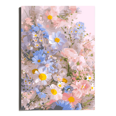 원그리드 DIY 명화그리기 세트 캔버스 유화그리기, 파스텔 블라썸, 1개