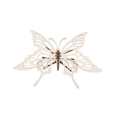 3D立體木質動物系列拼圖 兒童益智早教DIY拼裝玩具, 蝴蝶, 1個