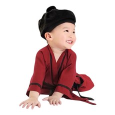 兒童角色扮演傳統服飾, 唐伯虎120cm, 1個