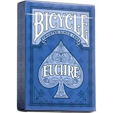 바이시클 유크레 Euchre 플레잉 카드 블루, 1개
