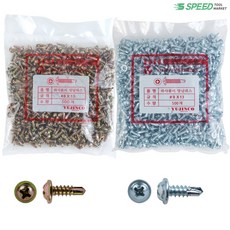 유진코 와샤붙이 양날피스 #8X13mm 500개 황색 백색, 1개